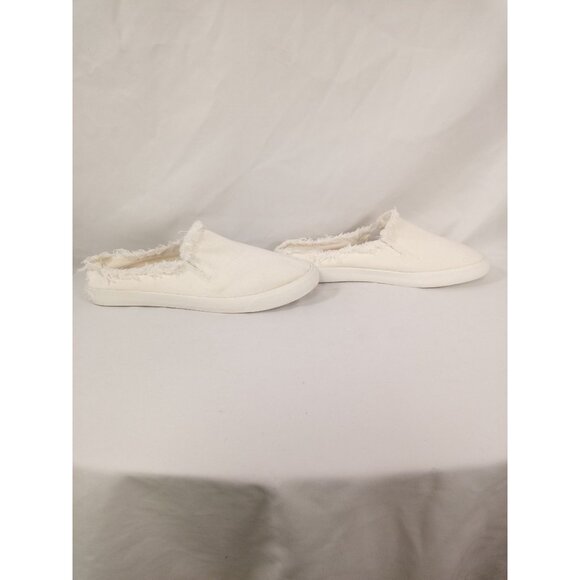 NWT Rocket Dog White Cule Twill Canvas Slip-on Mules Size 11 - Picture 8 of 14